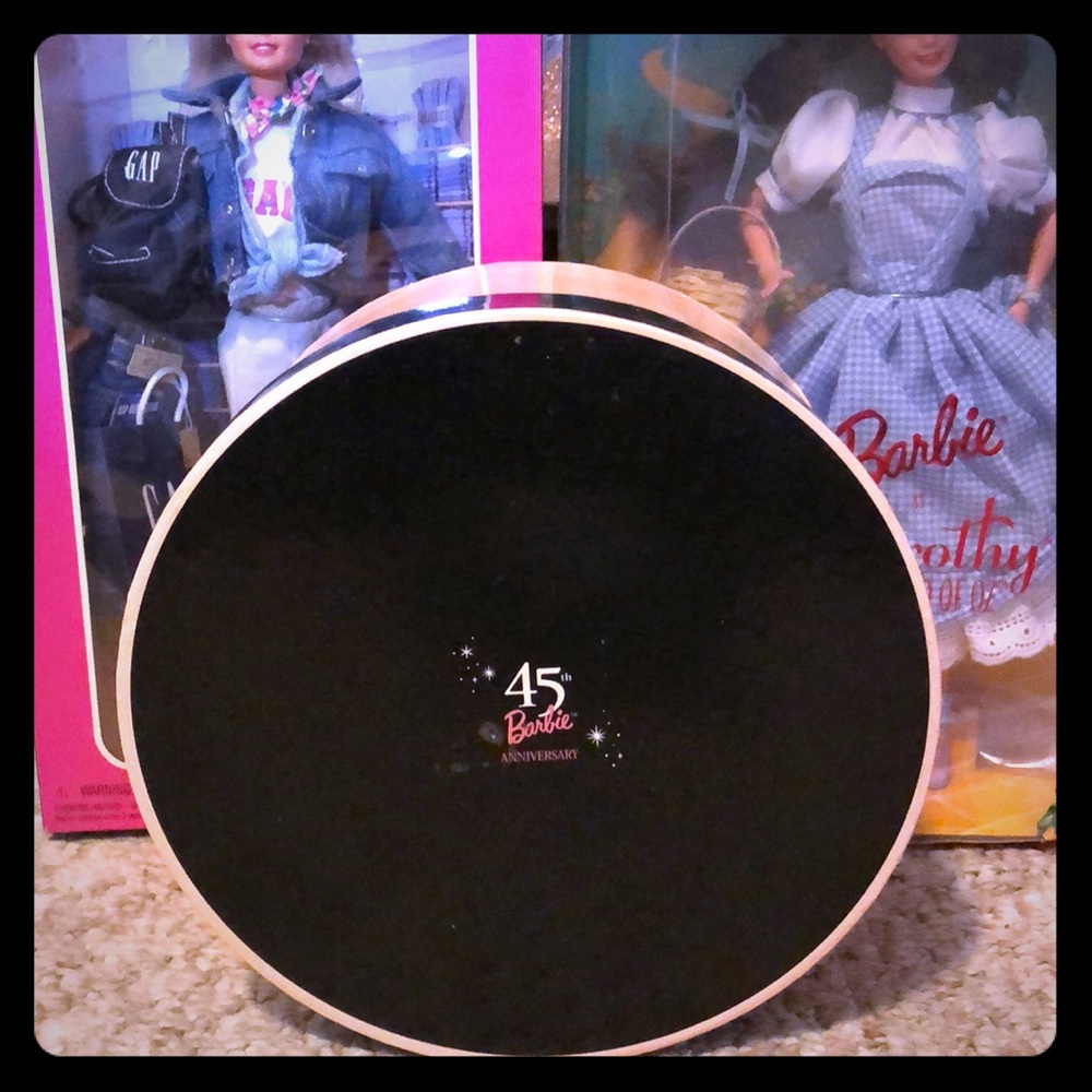 Vintage Hallmark 45th anniversary Barbie Plate set